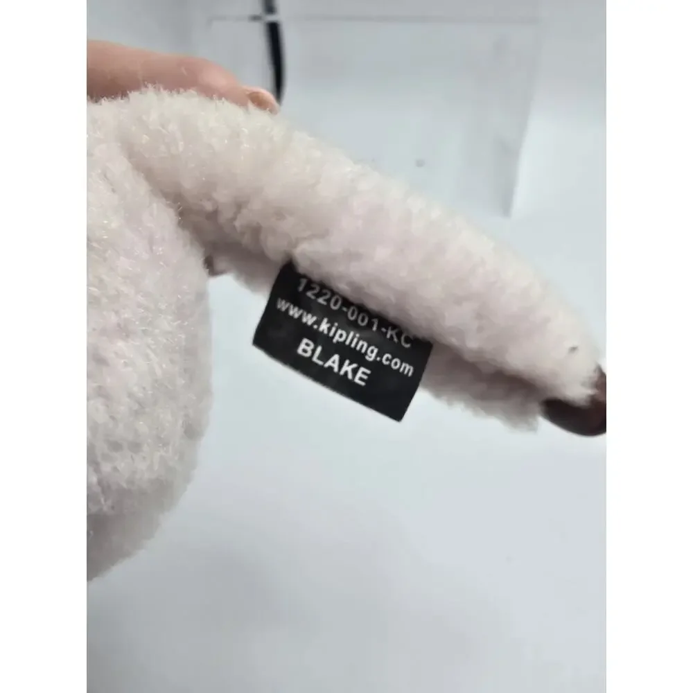 Kipling Keychain Pink Monkey Tag Fob Charm Blake